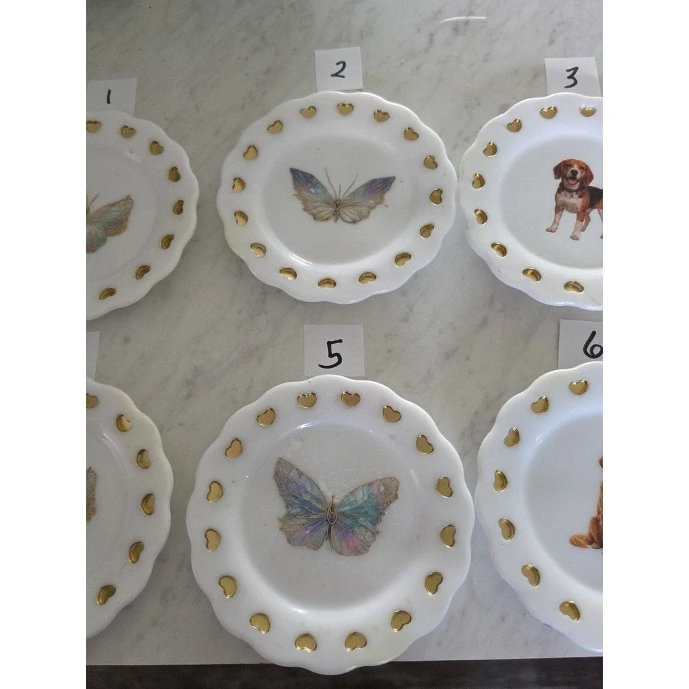 Handmade‎ Resin 5 1/2 Inch Decorative Plate